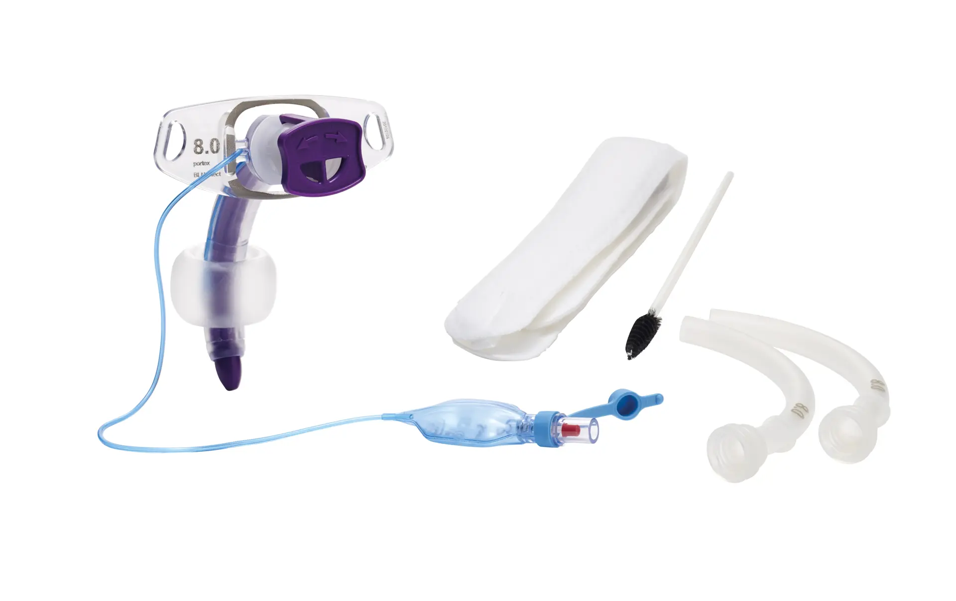 Kits de cánulas de traqueostomía con balón y endocanula BLUselect