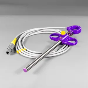 Electrodo con agujas desplegables